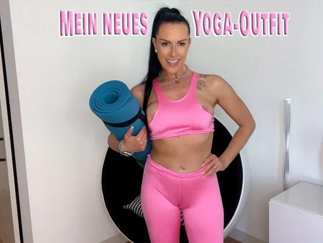 Mein neues Yoga-Outfit, zu knapp?