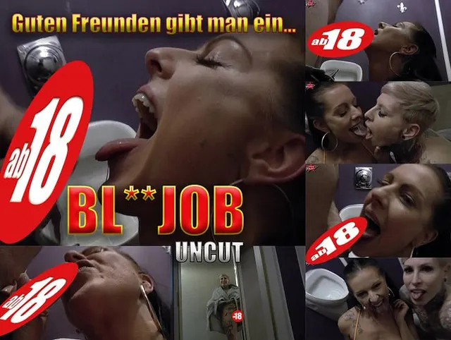 Auf den Knien im Klo und abgelutschter Schwanz
