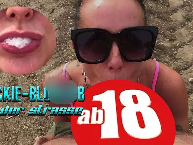 Blowjob im Feld nach dem Oktoberfest