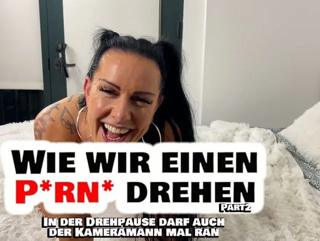 Drehpause beim Porno drehen: Der Kameramann will auch was abhaben